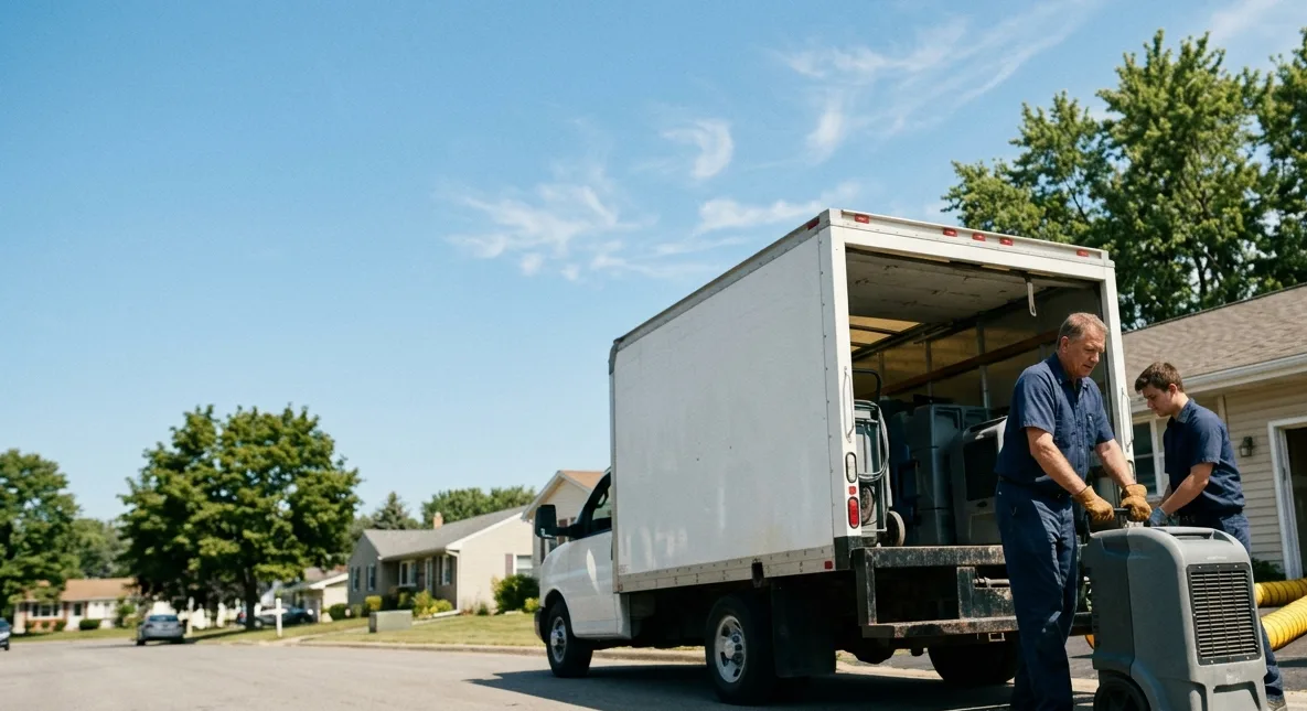 Water Damage Cleanup in West Newton, IN near me